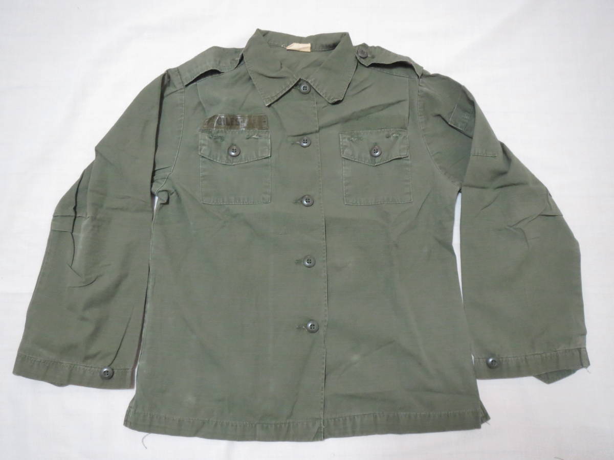 実物 珍品 入手困難 アメリカ陸軍 女性兵士 ファティーグジャケット 1st 初期タイプ 1975製 ベトナム戦争 ファッション ビンテージ