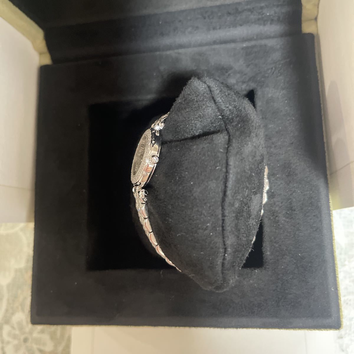  прекрасный товар 750 Van Cleef & Arpels diamond часы женские наручные часы SPORT 2 WHITE GOLD QUARTZ K18