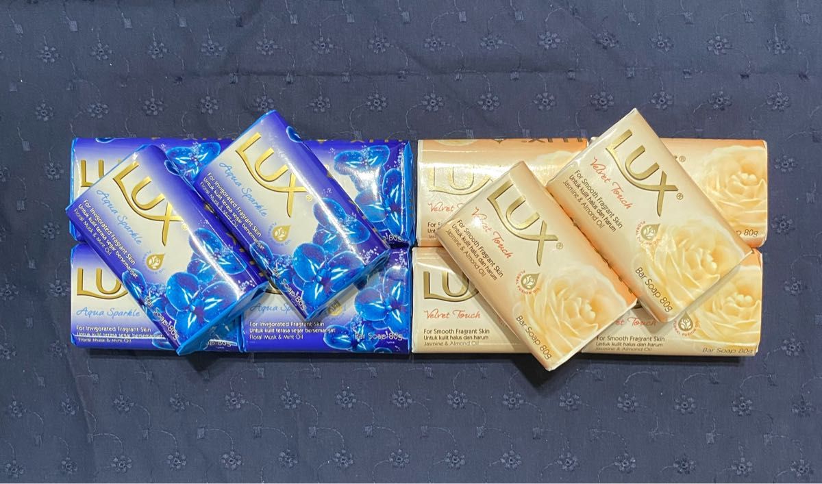 メーカー再生品】 LUX石鹸 ベルベットタッチ 80gアクアスパークル 80g