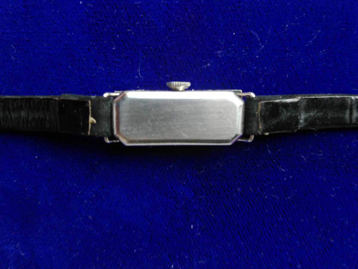 Bulova(ブローバ) プラチナ ダイヤレディース 腕時計 ビンテージ