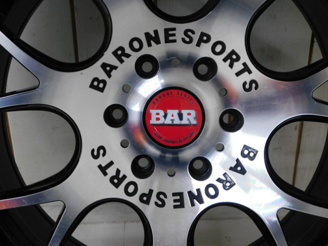 ★大03 ファブレス ヴァローネ FABULOUS BARONE SPORTS MC-7 20インチ 8J 6H139.7 225/35R20 6穴 タイヤ ホイール ハイエース_画像3