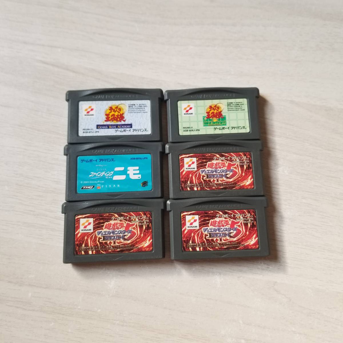 ●GBA　ゲームボーイアドバンスソフト　6本　　　　何十本でも送料370円●_画像1