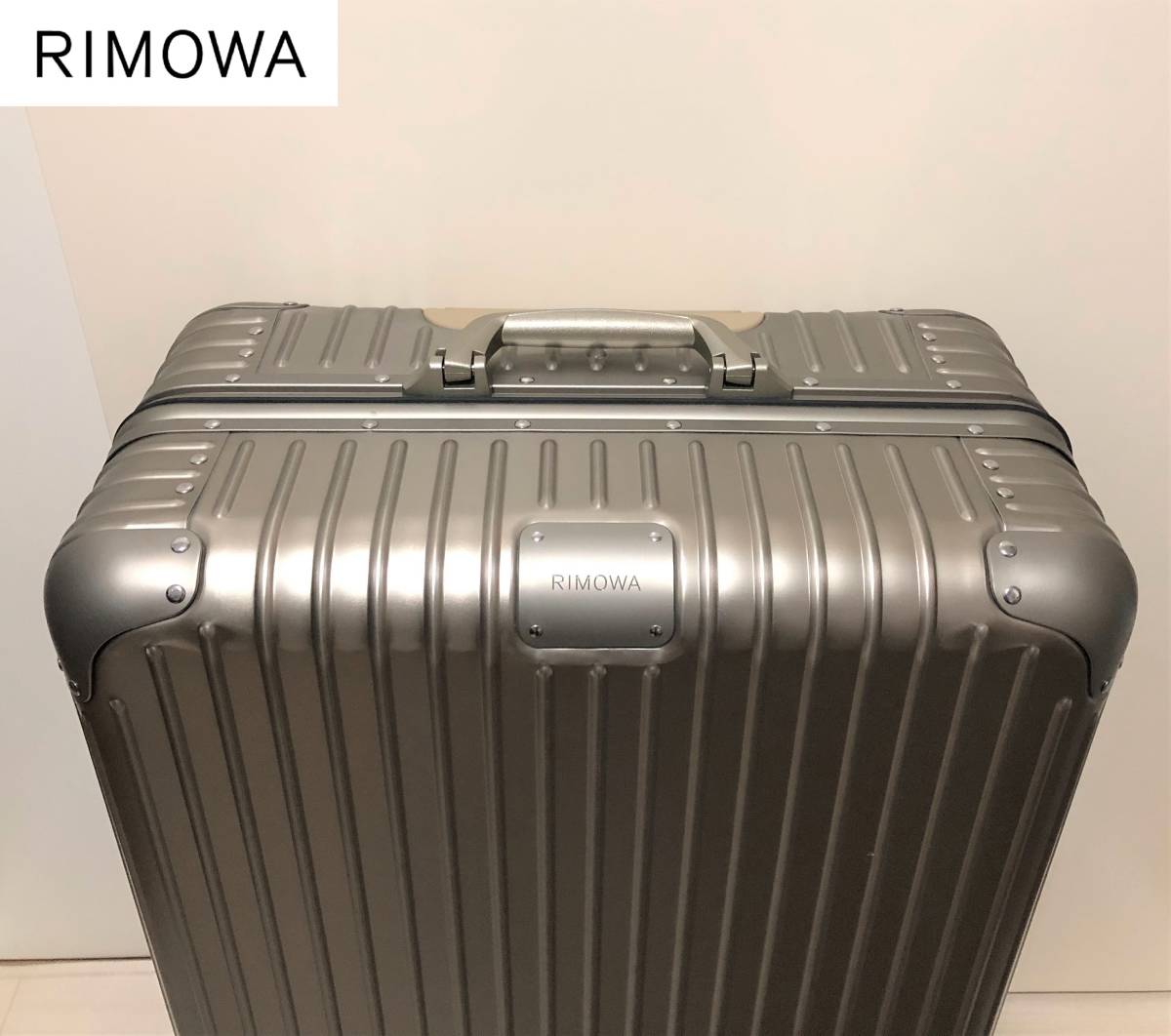 RIMOWA リモワ ORIGINAL Check-In L オリジナル チェックイン L スーツケース 容量86L チタニウム TITANIUM