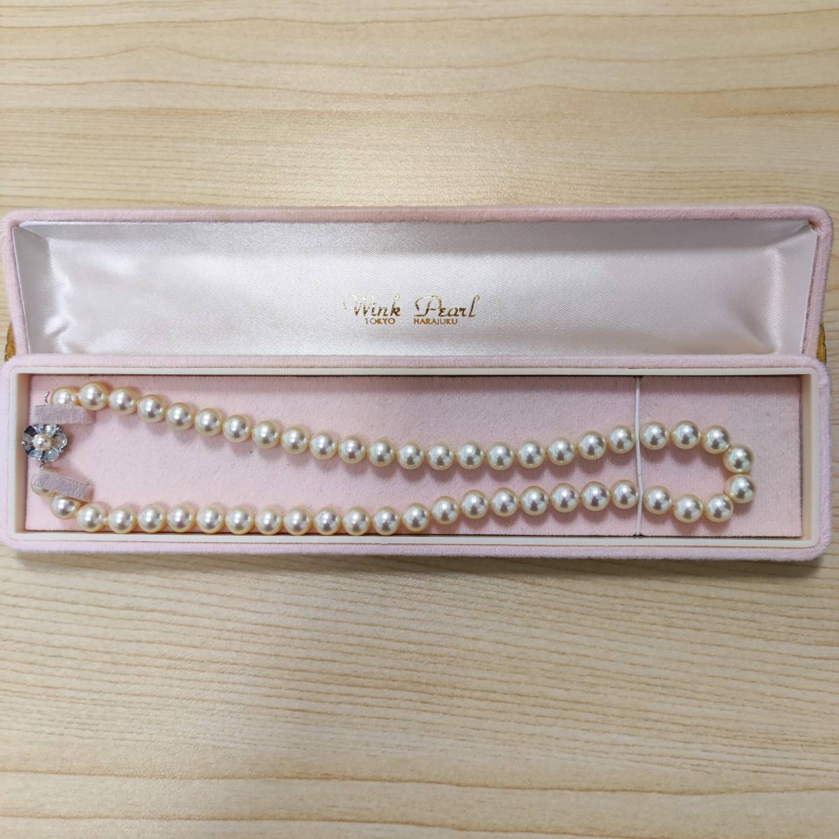 ワンピなど最旬ア！ WINK PEARL ウインクパール ネックレス イヤリング レディース