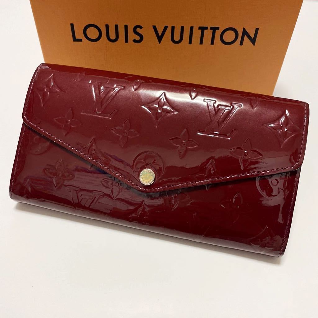 美品 LOUIS VUITTON ルイヴィトン ヴェルニ ポルトフォイユ サラ