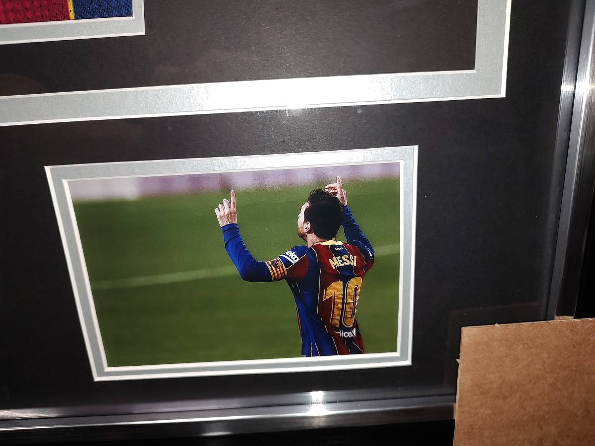 Lionel Messi( rio фланель * Messhi ) автограф Barcelona 2020/21 MATCH ISSUE сумма [ сертификат есть ]