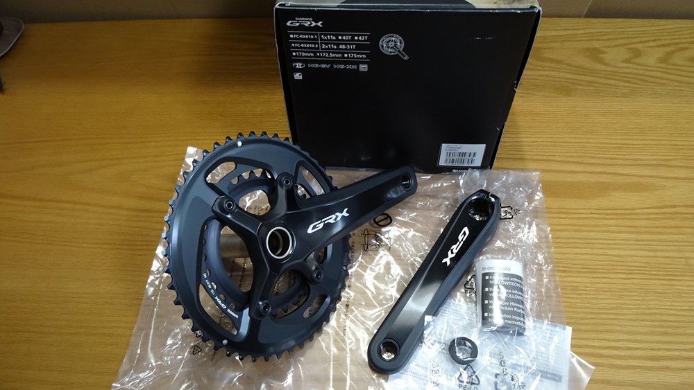 Yahoo!オークション - 送料無料！Shimano GRX FC-RX810-2 2...