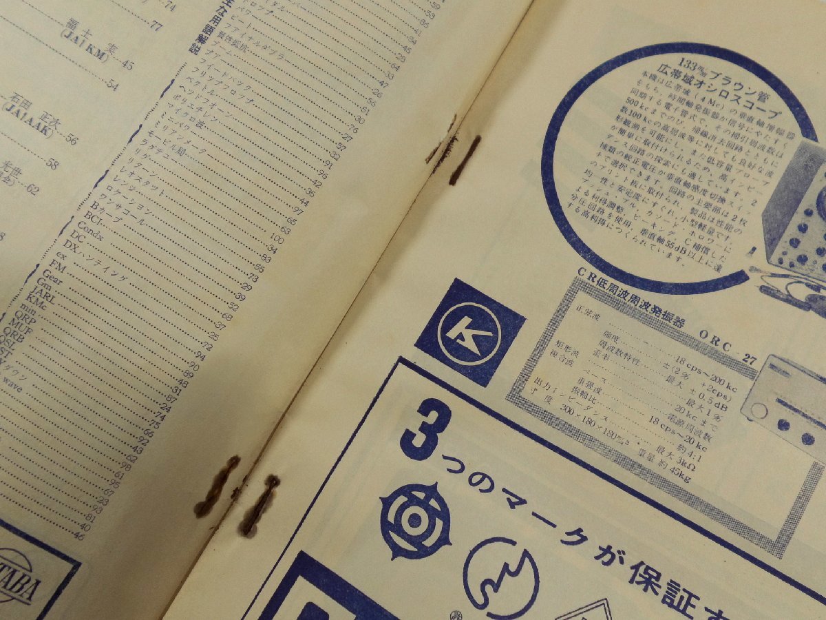 0E4D1　CQ ham radio　1960年1月号　日本アマチュア無線連盟　JARL　CQハムラジオ　VHF帯 DX QSL QSO QTH_画像5