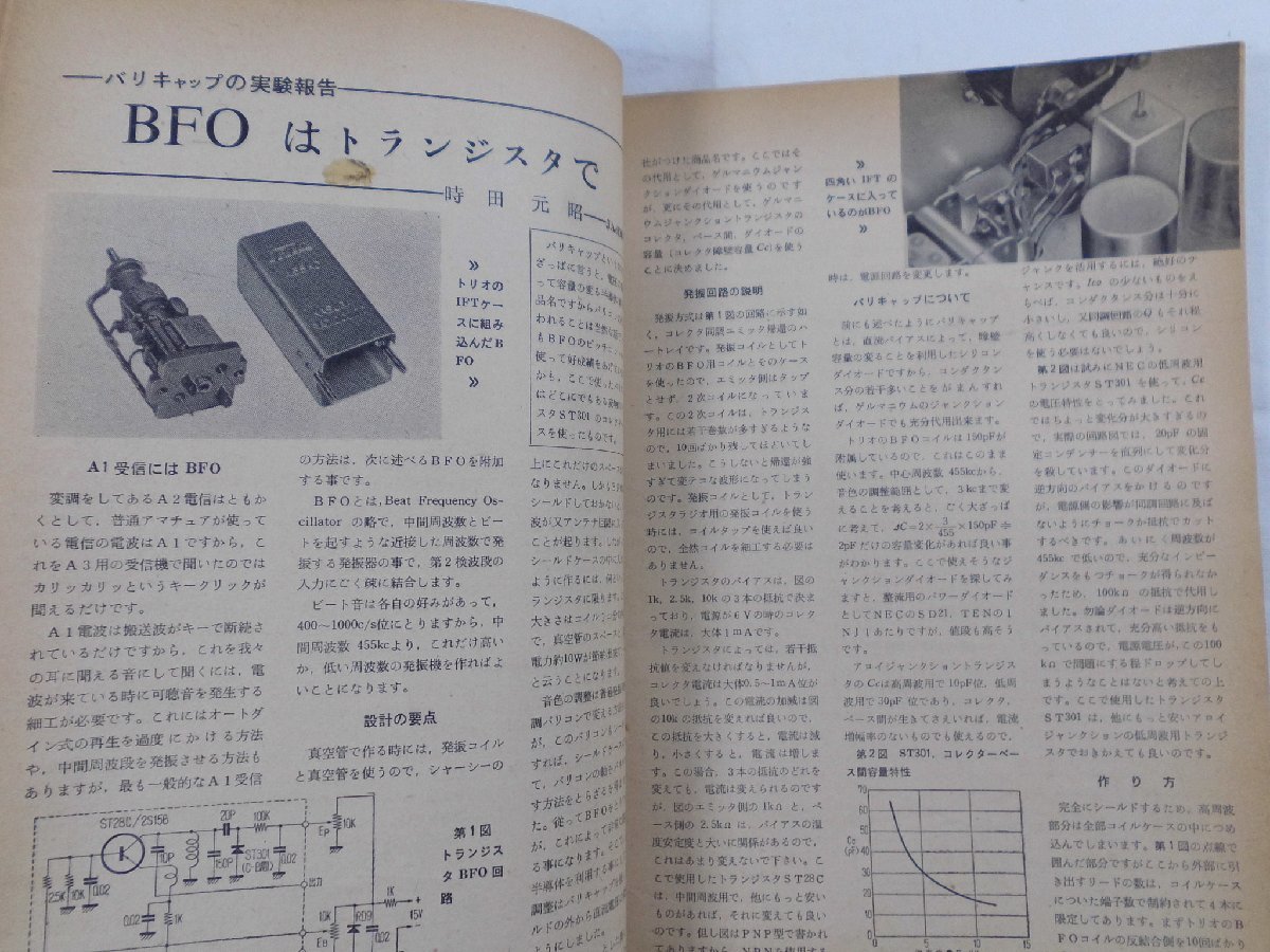 0E4D1　CQ ham radio　1959年9月号　日本アマチュア無線連盟　JARL　CQハムラジオ　VHF帯 DX QSL QSO QTH_画像3