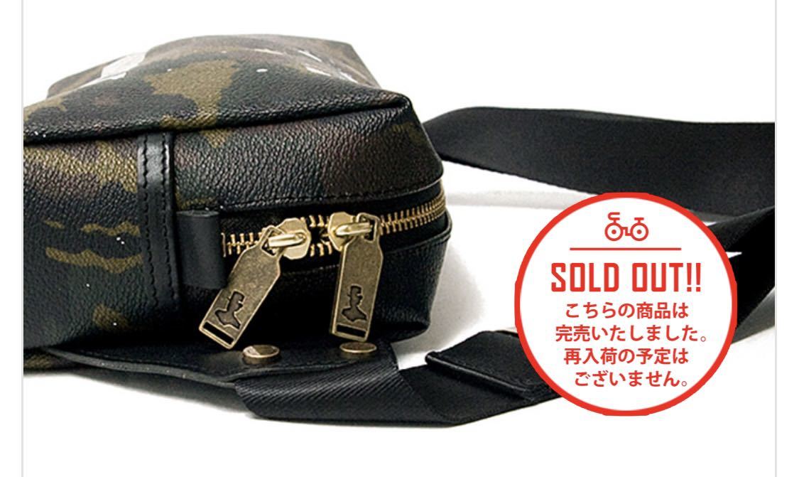 KINASHI CYCLE×GENTIL BANDIT コラボボディバッグ 木梨サイクル 革