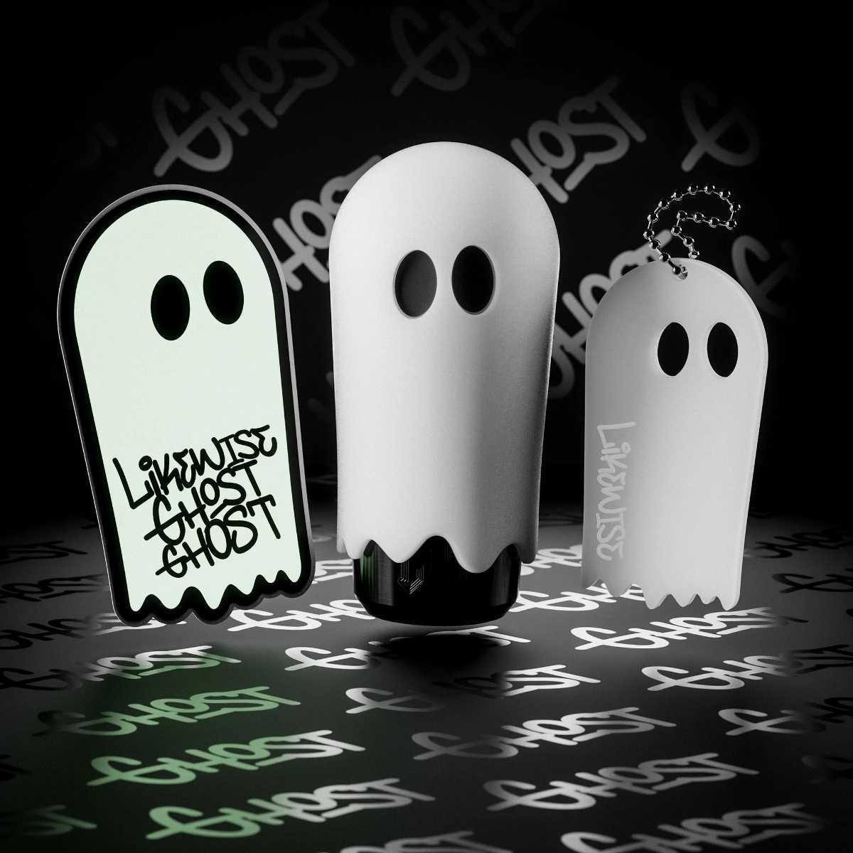ライクワイズ GHOST GHOST ブラック シフトノブ おまけ付き