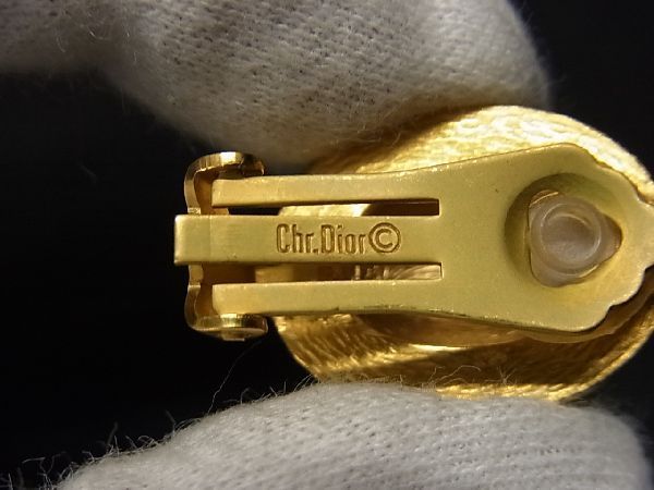 Christian Dior クリスチャン ディオール グリーン イヤリング ic.sch.id