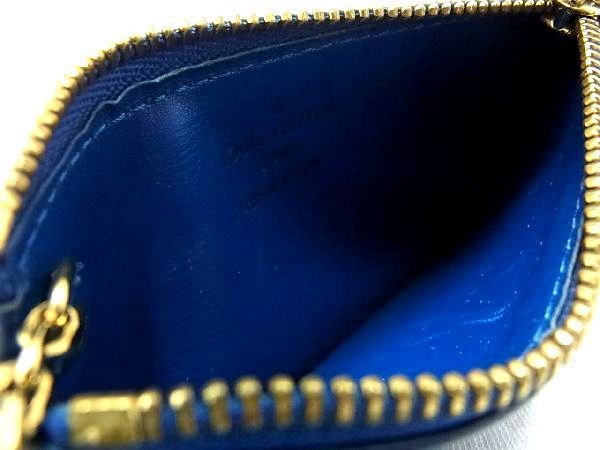 1円 美品 LOUIS VUITTON ルイヴィトン M63805 エピ ポシェット クレ コインケース キーケース 小銭入れ トレドブルー AG2580コオ