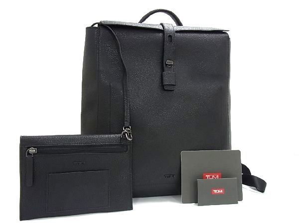 代引き不可 □新品□未使用□ TUMI トゥミ 110049 レザー ポーチ付き