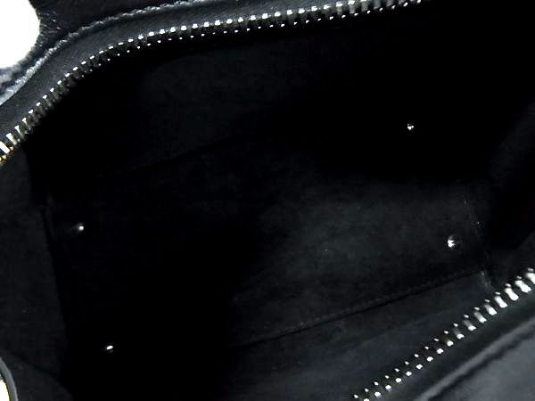 美品】TODS トッズ 2WAY ハンドバッグ 黒 ブラック レザー スエード