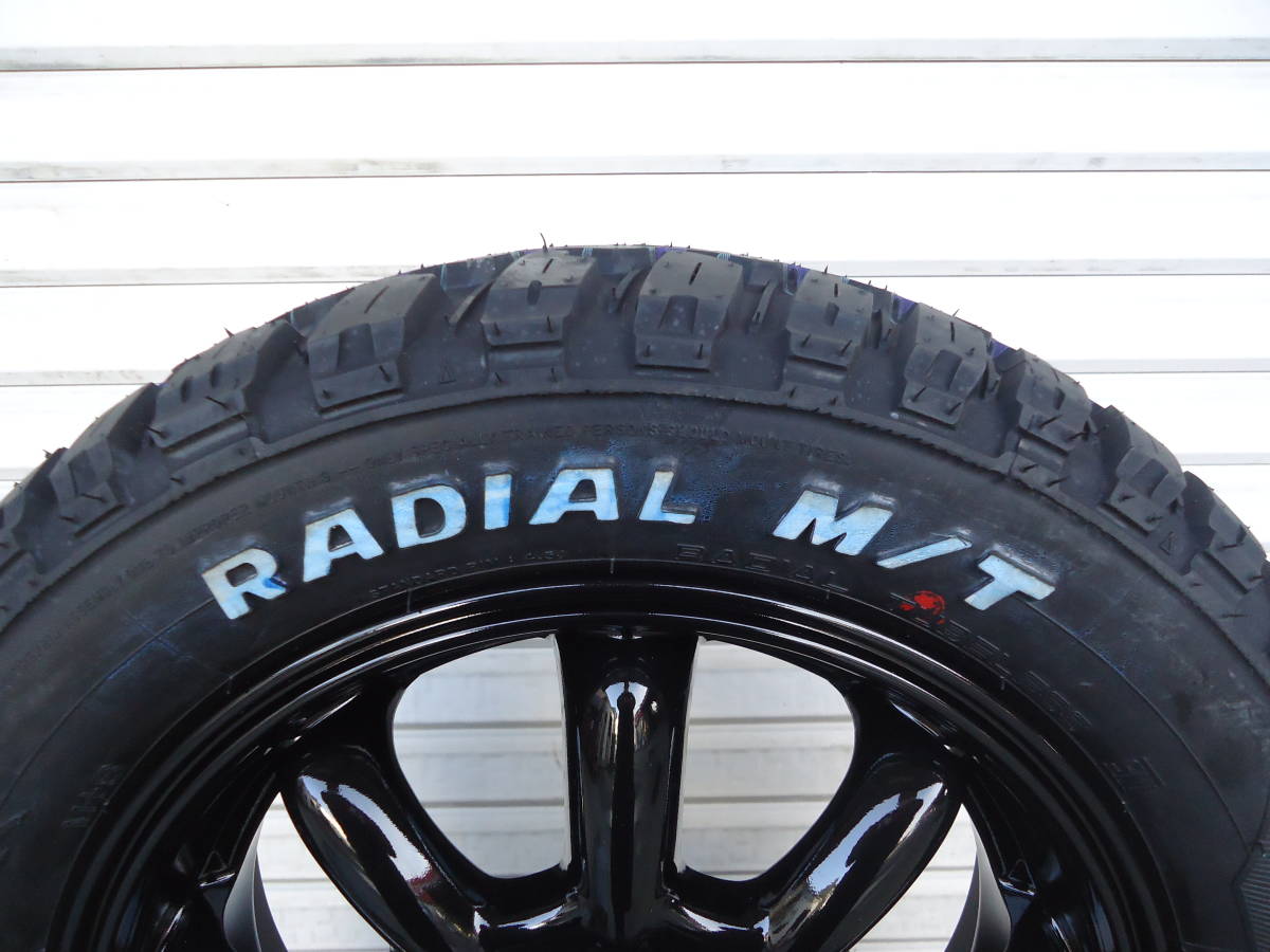 送料込マッドスターラジアルM/T☆155/65R13☆バモスピクシスクリッパー