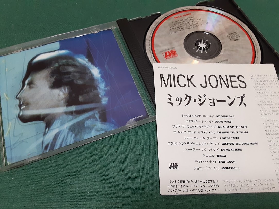 MICK JONES◆『ミック・ジョーンズ』日本盤CDユーズド品_画像2