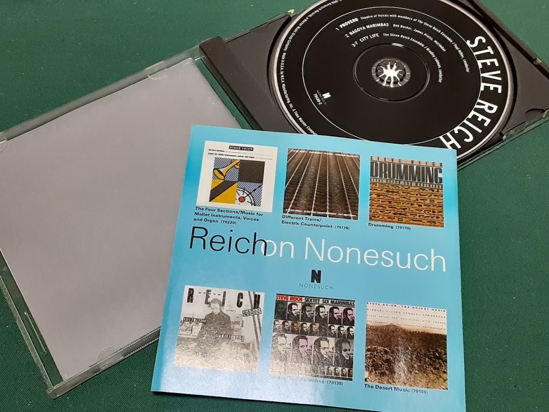 Steve Reich Steve *laihi*[Proverb / Nagoya Marimbas / City Life] зарубежная запись CD б/у товар 