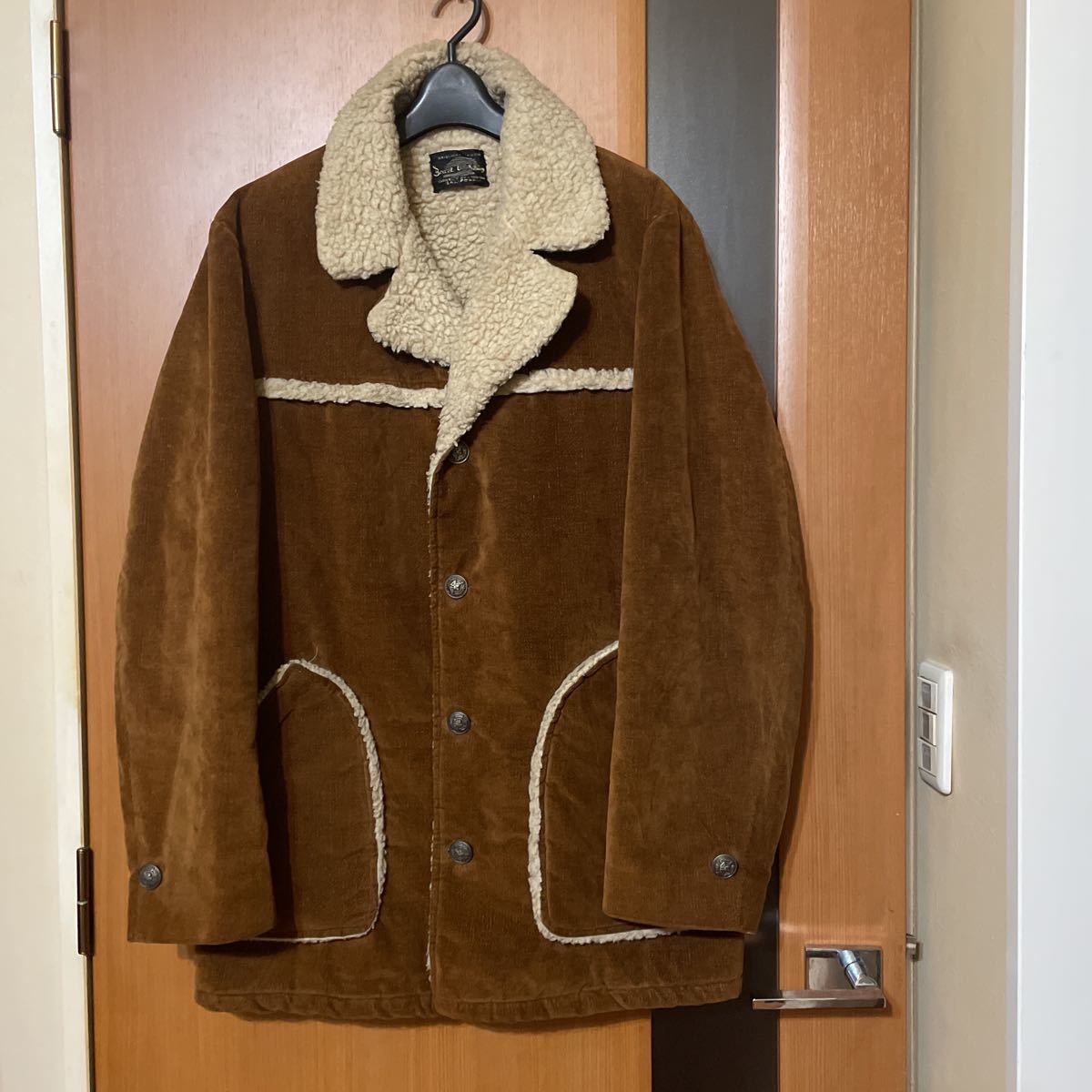 【オープニング 大放出セール】 古着 60s〜70s『Brad』USA製VINTAGEボアランチコート 希少 ヴィンテージ アメカジランチジャケット ビンテージ Lサイズ 【オープニング 大放出セール】 古着 60s〜70s『Brad』USA製VINTAGEボアランチコート 希少 ヴィンテージ アメカジランチジャケット ビンテージ Lサイズ