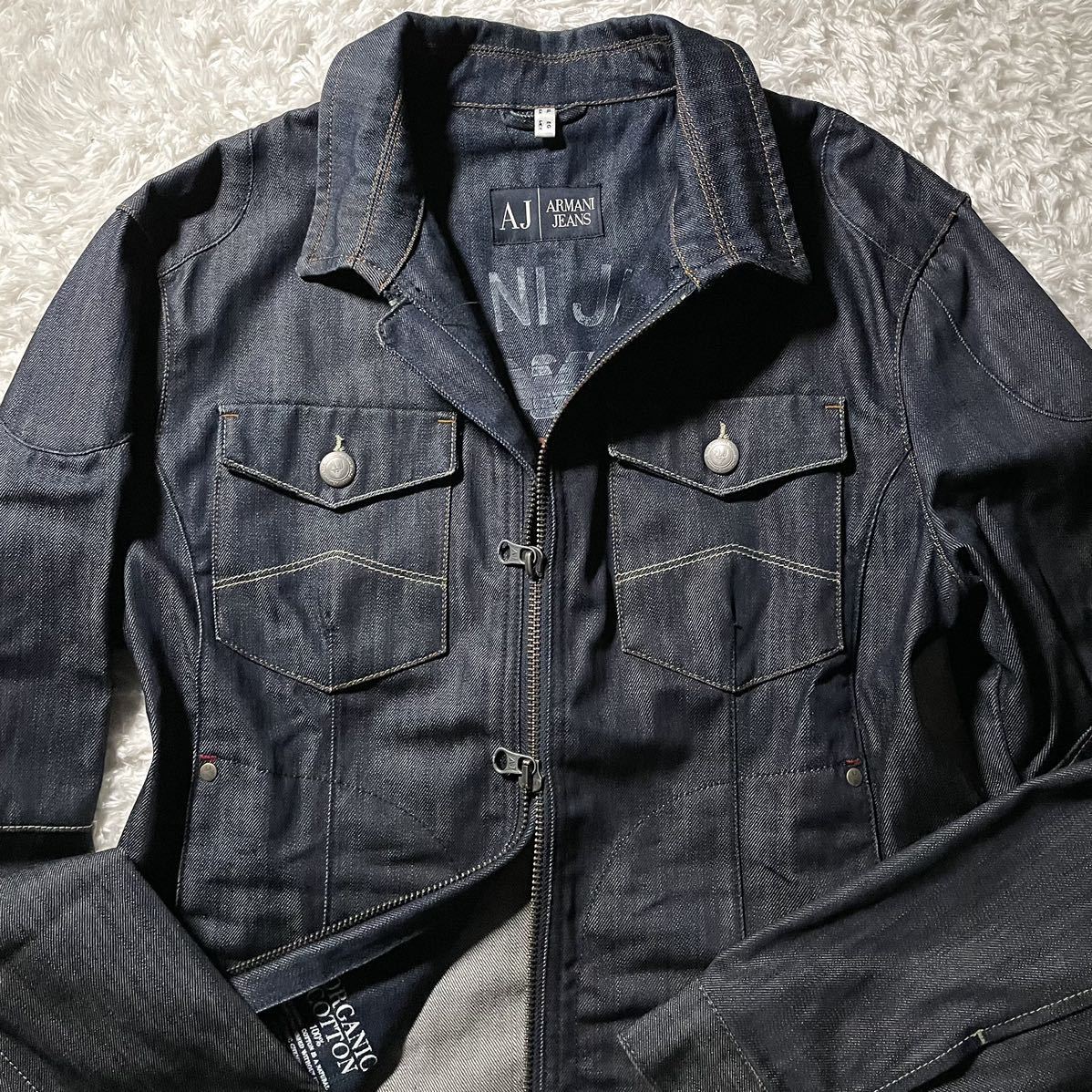 海外販売× 【美品】ARMANI JEANS デニムジャケット アルマーニ | www