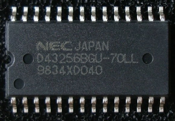 NECμPD43256BGU-70LL 256Kbit SRAM(32kword×8bit)SOP 新品5個 UPD/D43256 #r_画像1