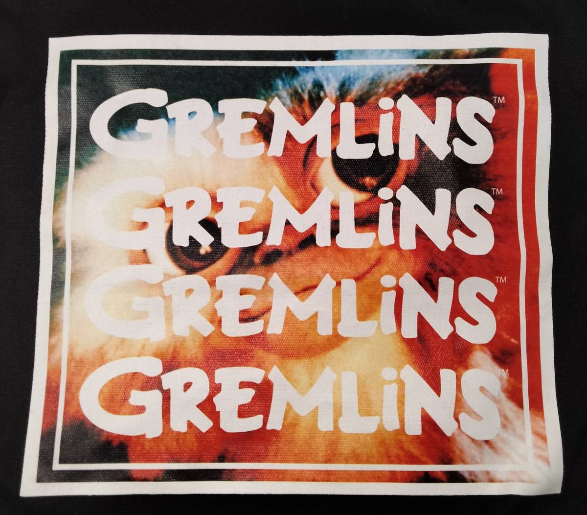 GREMLINS グレムリン　ギズモ　トートバッグ(黒)_画像1