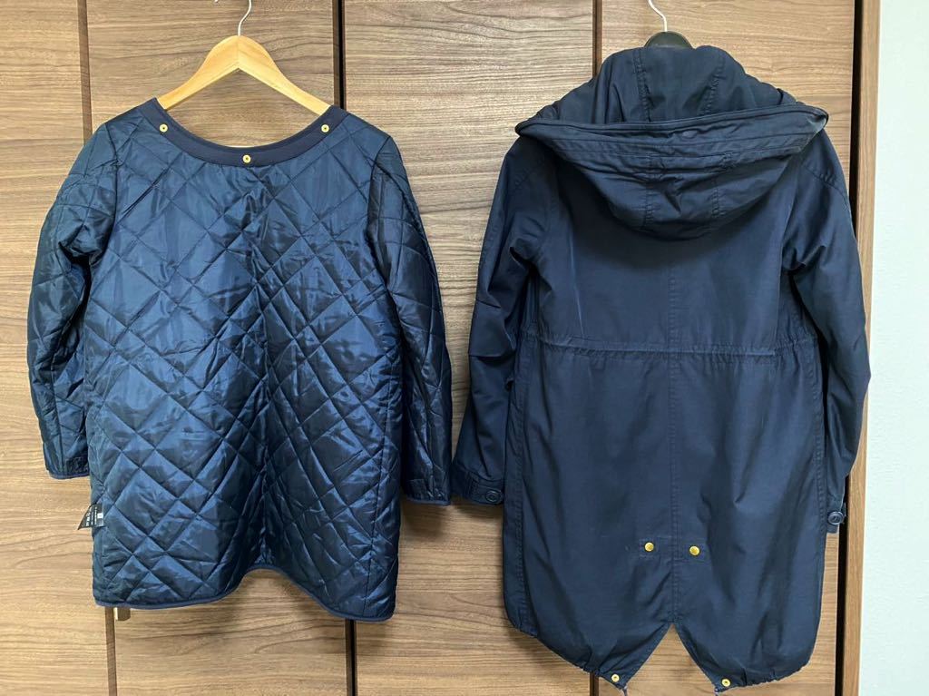 【美品】IENA Pe/C モッズコート ライナー付き 34 【定価47 300円】plage nano universe JOURNAL STANDARD BEAUTY&YOUTH UNITED ARROWS