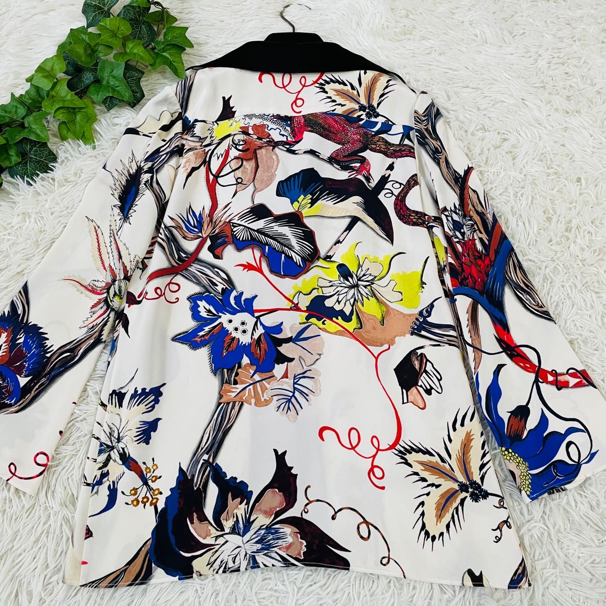 おトク】 昭和 バブル 【美品】バレンシアガ レディース シルク