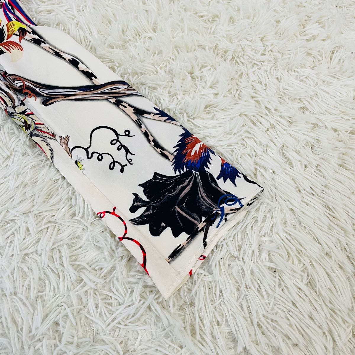 おトク】 昭和 バブル 【美品】バレンシアガ レディース シルク