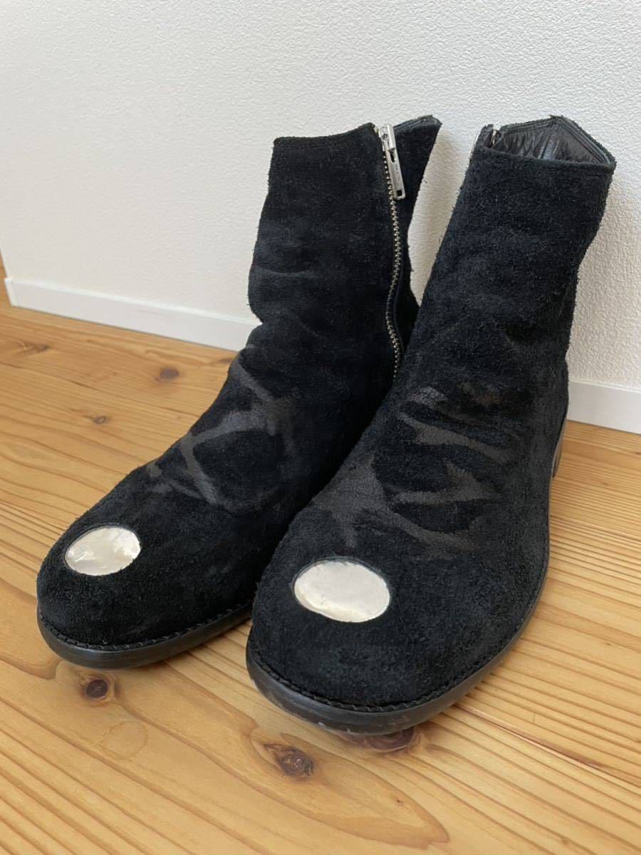 お買得!】 UNDERCOVER15ssサイドジップメタルトゥブーツアンダー