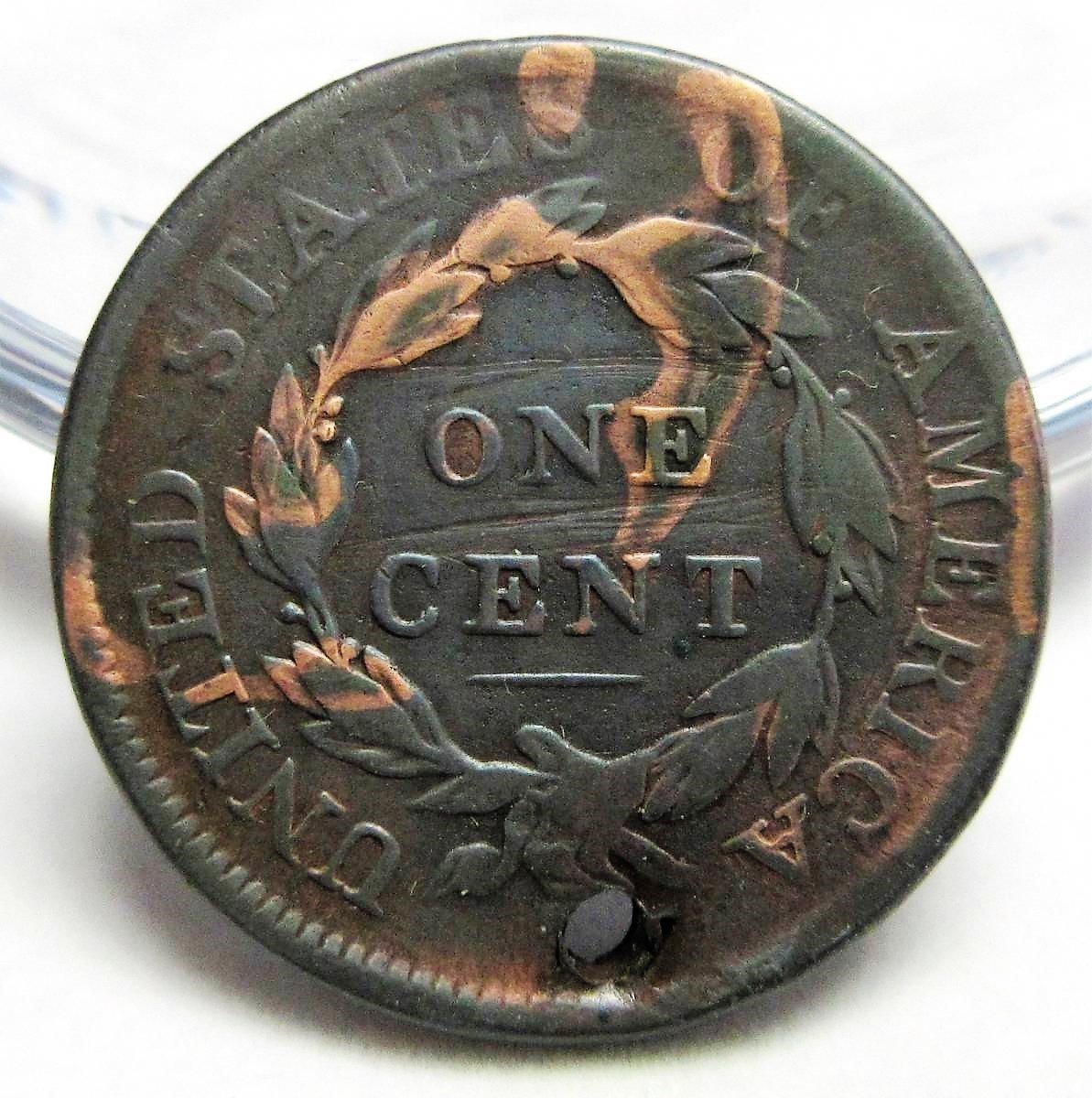 アメリカ 1セント銅貨(classic head large cent) 1810年 28.40mm 10.64g KM#39_画像2