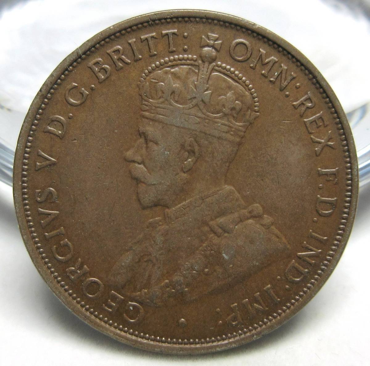 英王室属領ジャージー 1/12シリング銅貨 1933年 30.81mm 9.42g_画像2