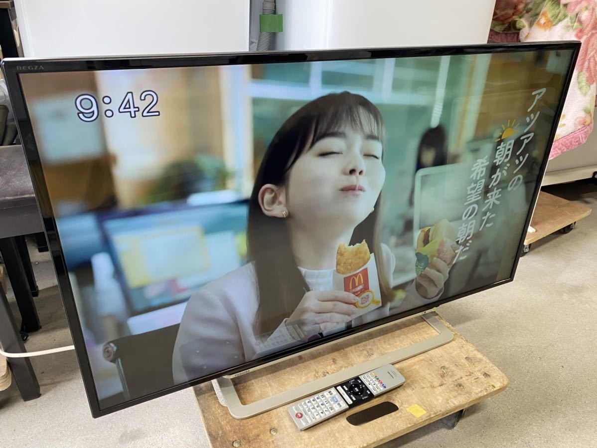 液晶テレビ 東芝 REGZA 43インチ ジャンク扱い レグザ LED_画像1