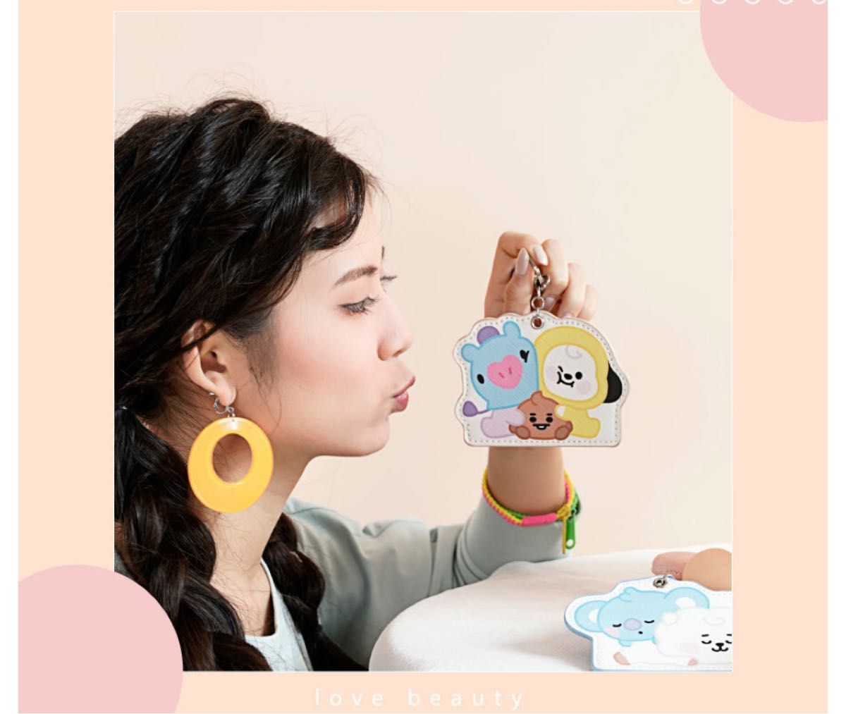 BT21 日本非売品　キーリング　パスケース