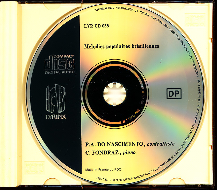 LYRINX ブラジルのポピュラー・メロディ~ヴィラ＝ロボス, ブラガ他 - パオロ・アベル・ド・ナシメント　4枚同梱可能　a4B000027PO7_画像3