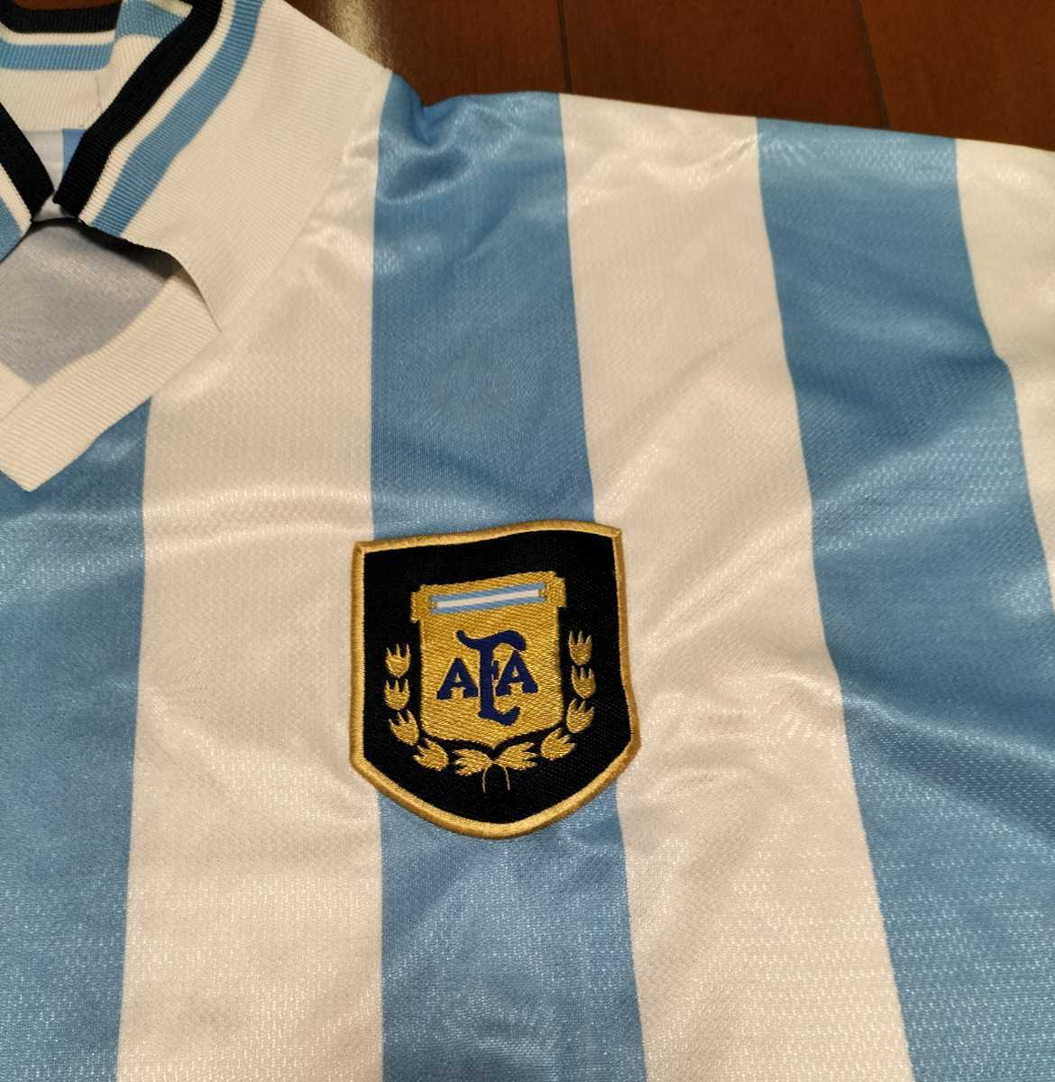 サイズXL アルゼンチン代表ユニフォーム リーボック 1999年 襟付き