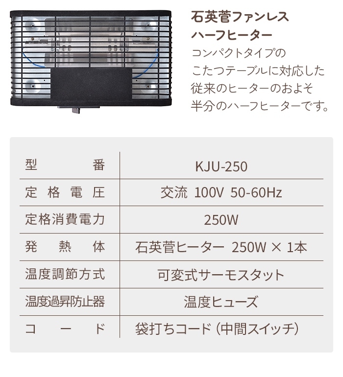 こたつ テーブル 正方形 幅60 こたつテーブル 60×60 スクエア 家具調 炬燵 薄型ヒーター 座卓 センターテーブル 天然木 M5-MGKAM01540_画像6