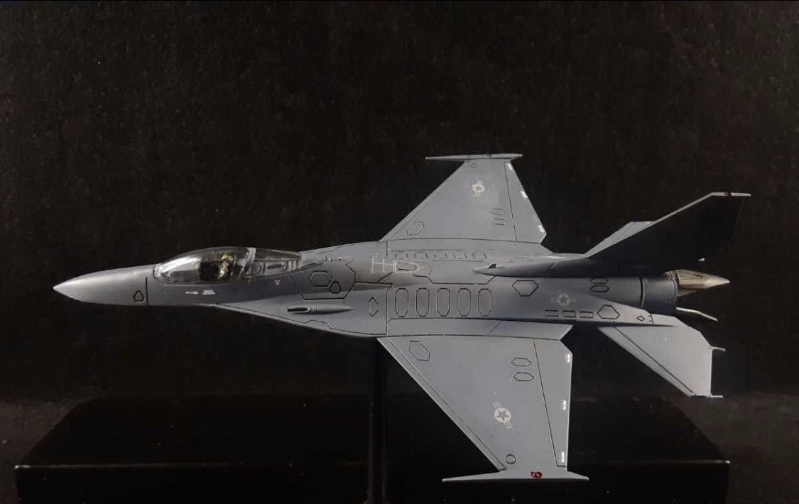 パトレイバー2 the Movie F-16改 ナイトファルコン 1/144 排気口とコクピットが発光【塗装完成品】HMA 完成品