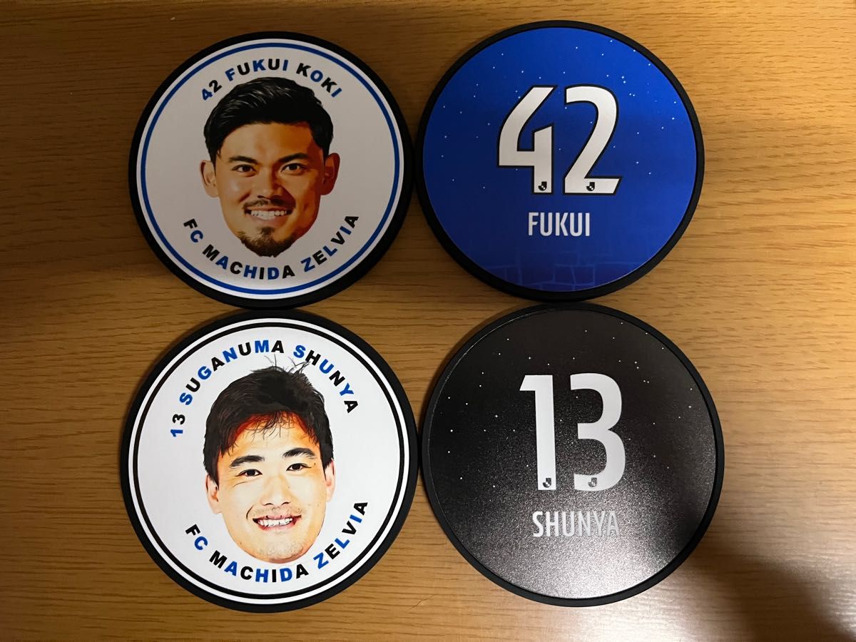 【非売品】FC町田ゼルビア シークレットコースター 菅沼駿哉選手、福井光輝選手