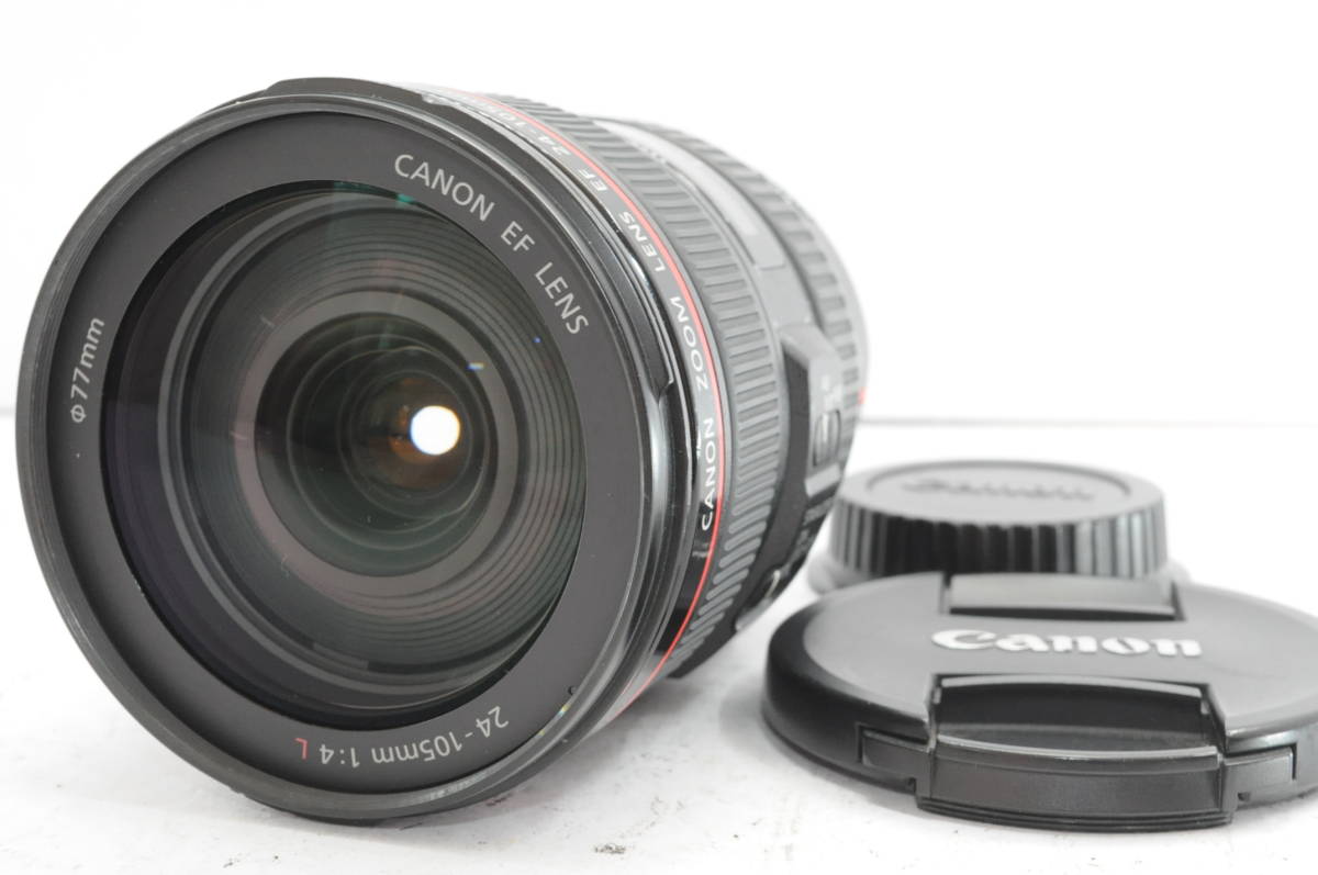 正規店国産 Canon - Canon EF 24-105mm f4 中古 フード付の通販 by