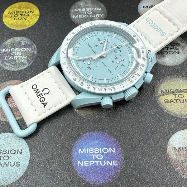 OMEGA×Swatch/オメガ×スウォッチ 腕時計 ウラヌス SO33L100 42mm 未