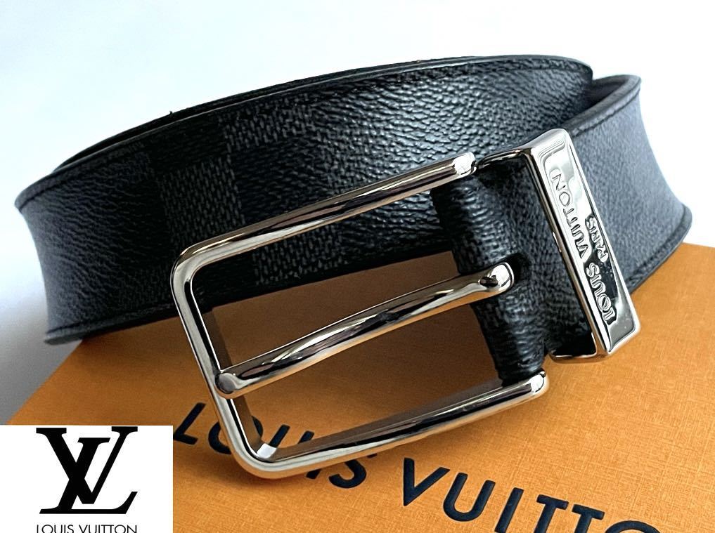 LOUIS VUITTON ルイヴィトン ベルト ダミエ サンチュール シルバー金具
