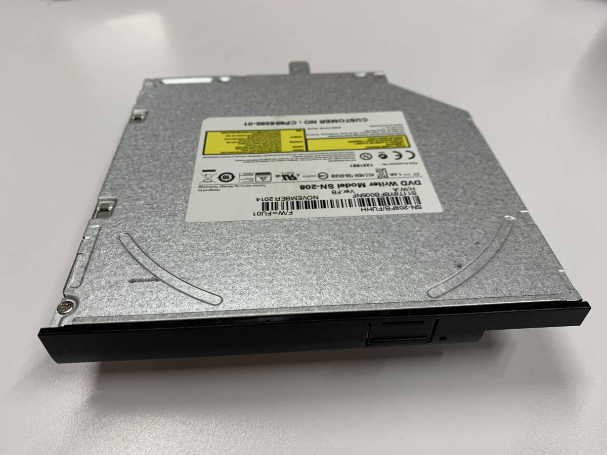 B2076)TSST SN-208 DVDスーパーマルチドライブ 12.7mm SATA 中古動作品_画像1