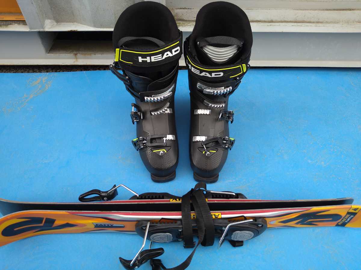 K2スキー板136cmとHEADブーツ22.5cmの2点セット - 通販 - pinehotel.info
