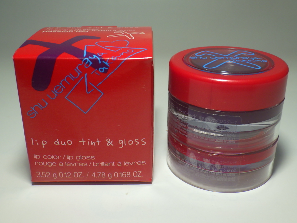 * free shipping * Shu Uemura shu uemura lip Duo tinto& gloss [ passion red ] regular price 3,200 jpy ( tax-excluded )