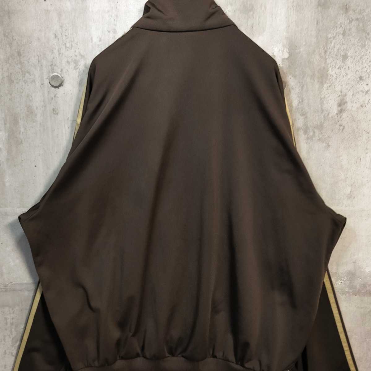 激レアサイズ 5XL adidas アディダス 茶 金 ロゴ Brown Gold 激レアサイズ 5XL adidas アディダス 茶 金 ロゴ Brown Gold