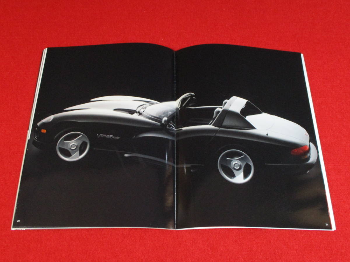 * CHRYSLER DODGE VIPER 1993 Heisei era 5 large size catalog *