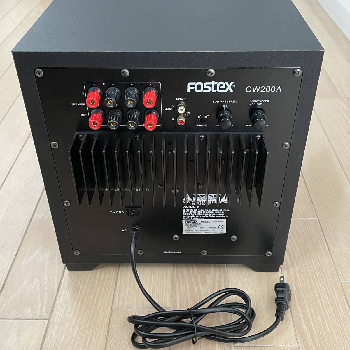 最大78%OFFクーポン Fostex CW200A AT-DV67A付き i9tmg.com.br