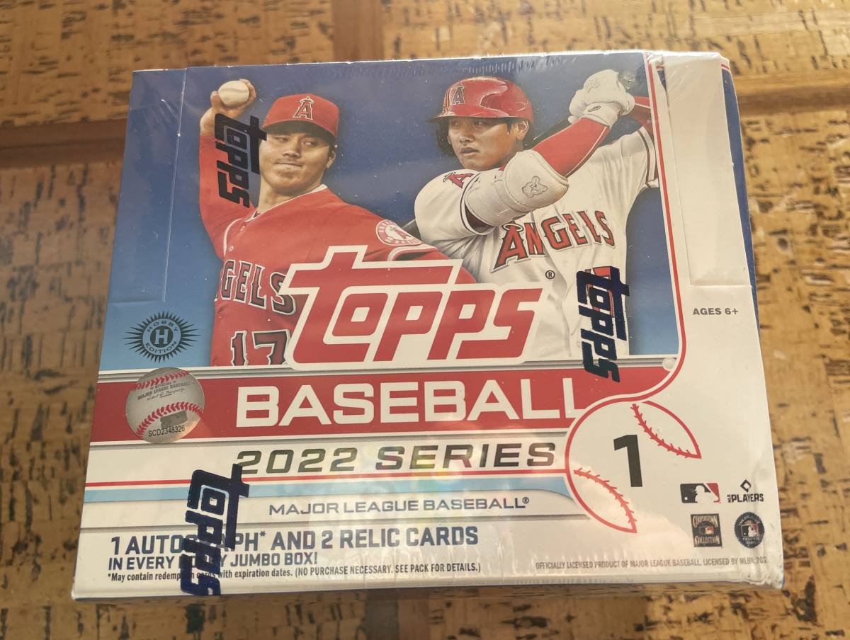 Topps 2022 series1 HOBBY シュリンク付き 未開封 BOX | www.jarussi