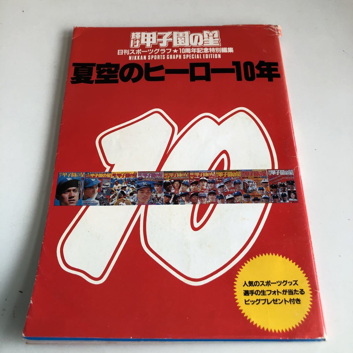 Y04.261 夏空のヒーロー10年 輝け甲子園の星 10周年記念 荒木大輔 1984年 甲子園 昭和59年 月刊ホームラン 高校野球 桑田真澄 清原和博_画像1